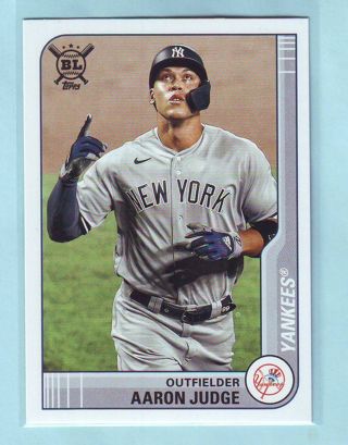 2021 Topps Big League Aaron Judge Baseball Card # 233 Yankees