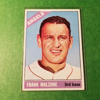 1966 - TOPPS BASEBALL CARD NO. 152 -  FRANK MALZONE - ANGELS