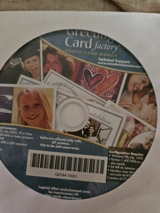 Greeting Card factory CD-ROM new