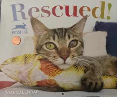 2025 Rescued Animal Calendar