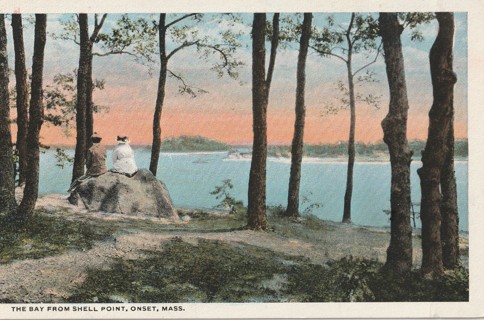 Vintage Unused Postcard: s: Bay from Shell Point, Onset, MA