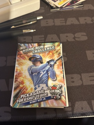 2024 topps home run challenge bobby witt jr