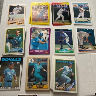 70ct George Brett Baseball Card Lot 