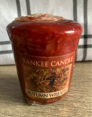 Yankee Candle Autumn Wreath Votive Candle RETIRED - New