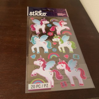 Sticko unicorn stickers 