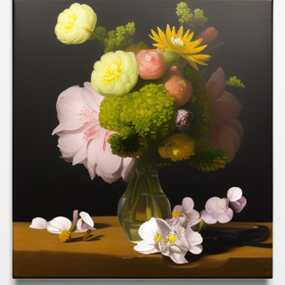 Listia Digital Collectible: Flowers in a Vase