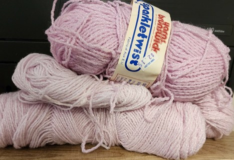 RESERVED - Lot of 4 - Baby Yarn - "Lavender" - weighs 4.5 ozs