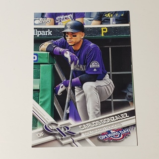 2017 Topps Opening Day #115 Carlos Gonzalez Rockies L034