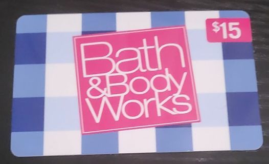 $15 Bath & Body Works Gift Card