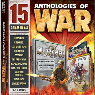Computer Game (15 GAMES-IN-1) PC Games War Strategy Video Games physical disk cd dvd rom