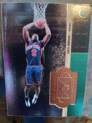 1998 UPPER DECK SP SERIAL# LARRY JOHNSON NEW YORK KNICKS BASKETBALL CARD# 15