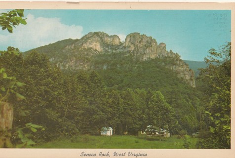 Vintage Unused Postcard: f: Seneca Rock, WV