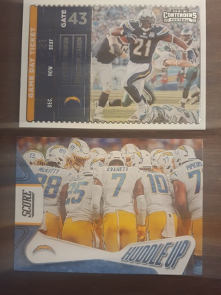 Score CHARGERS Huddle UP  Including 1 LaDainian Tomlinson