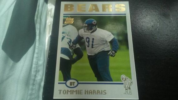 2004 TOPPS TOMMIE HARRIS CHICAGO BEARS FOOTBALL CARD# 357