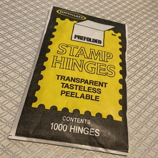  Supersafe Prefolded STAMP HINGES (Collector's Mounts) 1000 count