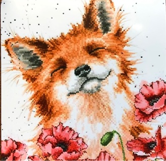 Adorable Fox - 3 x 3” MAGNET - GIN ONLY