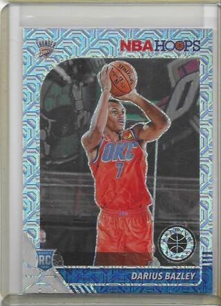 Darius Bazley 2019-20 Hoops Premium Stock Prizms Silver Mojo #249