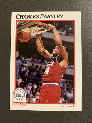 Charles Barkley - 1991/92 NBA Hoops Basketball #156 - HALL OF FAMER