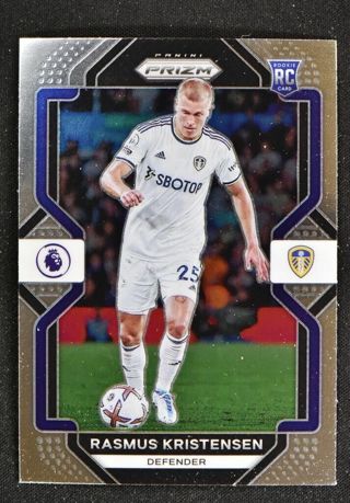 2022-23 Prizm Premier League EPL Base #268 Rasmus Kristensen - Leeds United Football Card