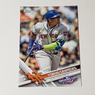 2017 Topps Opening Day #72 Yoenis Cespedes Mets L058