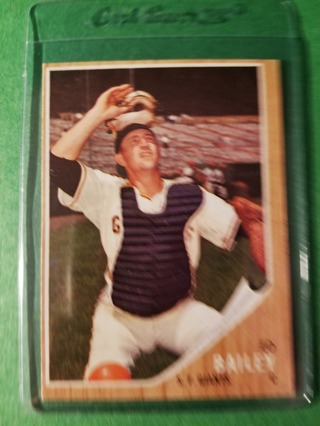 1962 - TOPPS EXMT - NRMT BASEBALL - CARD NO. 459 - ED BAILEY - GIANTS