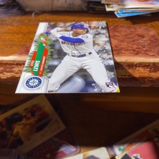 2020 topps holiday Kyle Lewis baseball card 