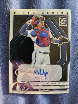 2022 Donruss Optic Elite Series Autograph Yohel Pozo