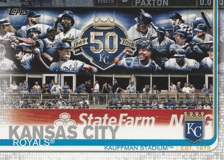 Kauffman Stadium 2019 Topps Series 2 Baseball MLB Card #609 Kansas City Royals