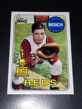 Topps Archives Johnny Bench Reds