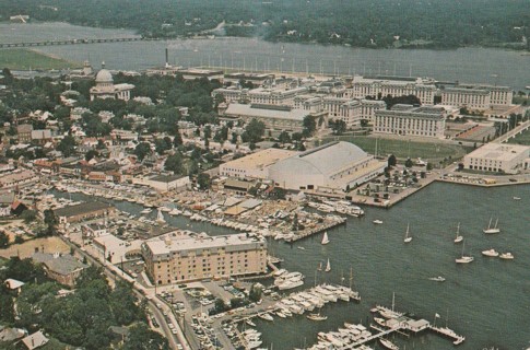 Vintage Unused Postcard: GIN: Annapolis Hilton Inn, Annapolis, Maryland