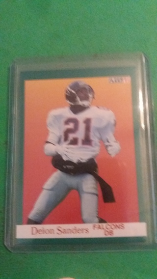 deion sanders football card free shipping