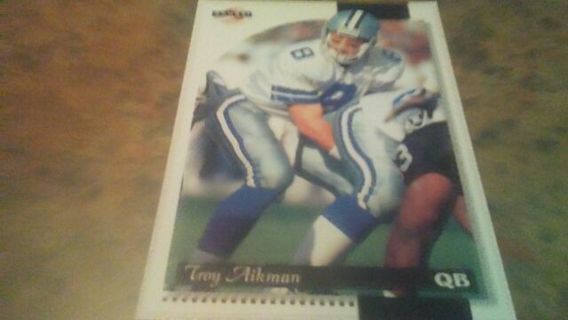 1996 PINNACLE/SCORE TROY AIKMAN DALLAS COWBOYS FOOTBALL CARD# 25