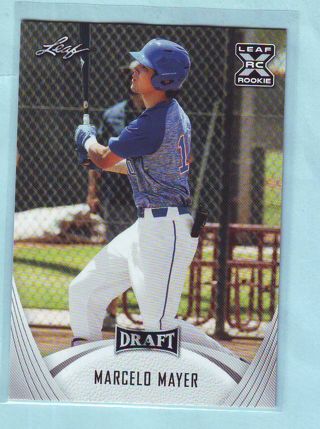 2021 Leaf Draft Marcelo Mayer ROOKIE Baseball Card # 41 Red Sox