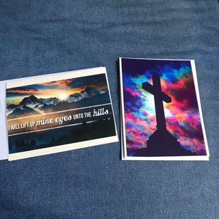 REDUCED 2 Inspirational Notecards and Envelopes, Note Cards Handmade, Free Mail