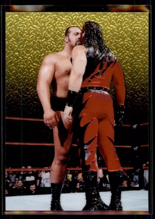 1999 Comic Images WWF Smackdown! - Chromium #82 Kane defeats Big Show