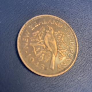 NEW ZEALAND One Penny – 1945