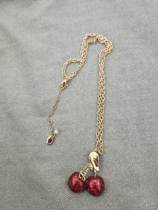 Brand new Juicy Couture cherry necklace