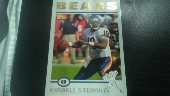 2004 TOPPS KORDELL STEWART CHICAGO BEARS FOOTBALL CARD# 213