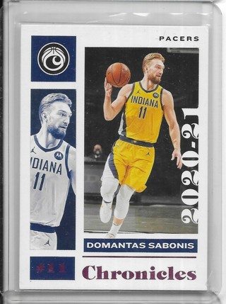 Domantas Sabonis 2020-21 Chronicles Pink #22