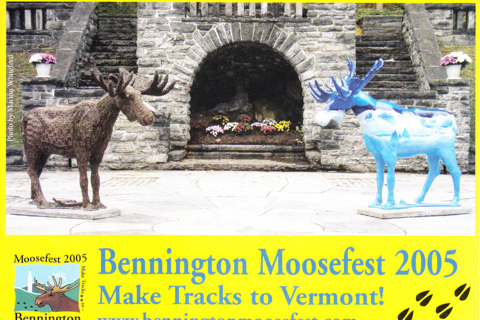 Vintage Postcard Moosefest, Bennington, VT