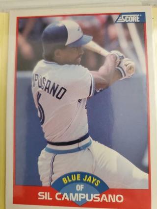 Sil Campusano 1989 Score Toronto Blue Jays