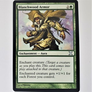 MTG Blanchwood Armor Tenth Edition 253/383 Regular Uncommon