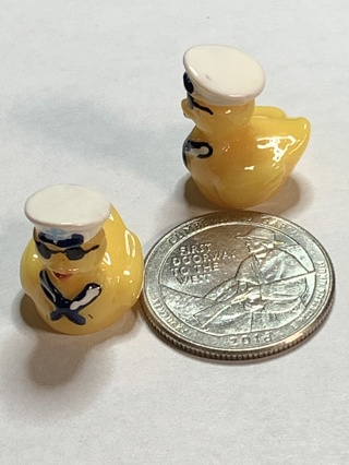 DUCKS~#8~SAILOR~SET OF 2 DUCKS~FREE SHIPPING!