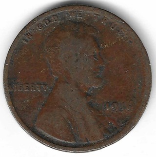 1916 Lincoln Wheat Penny U.S. One Cent Coin