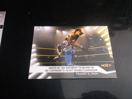 2021 Topps WWE Women's Division   divas   Dakota Kai def. Rhea Ripley   card  #  55