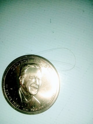 George Bush presidental $1.00 coin