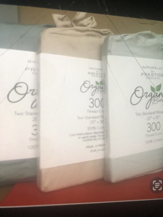 NEW PRESTIGE COTTON 300ct.PILLOWCASES 