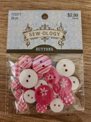 NEW - Sew-Ology - Buttons - 28 in package 
