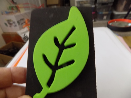 Foam veined leaf rubber stanp