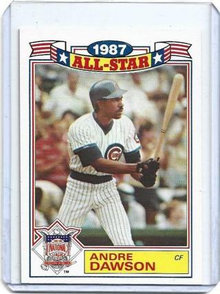 1987 TOPPS ANDRE DAWSON ALL STAR GAME CARD